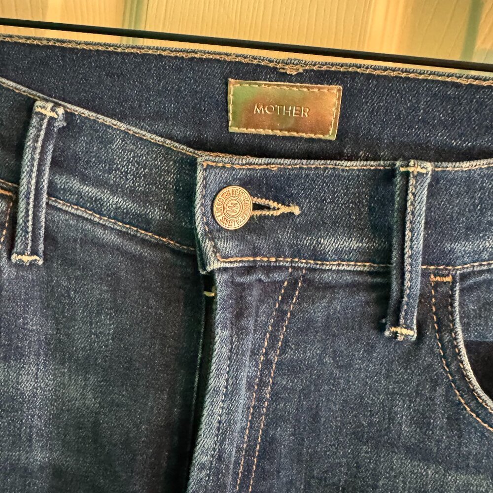Mother Jeans, The Hustler Ankle Fray in Home Movies Size 28